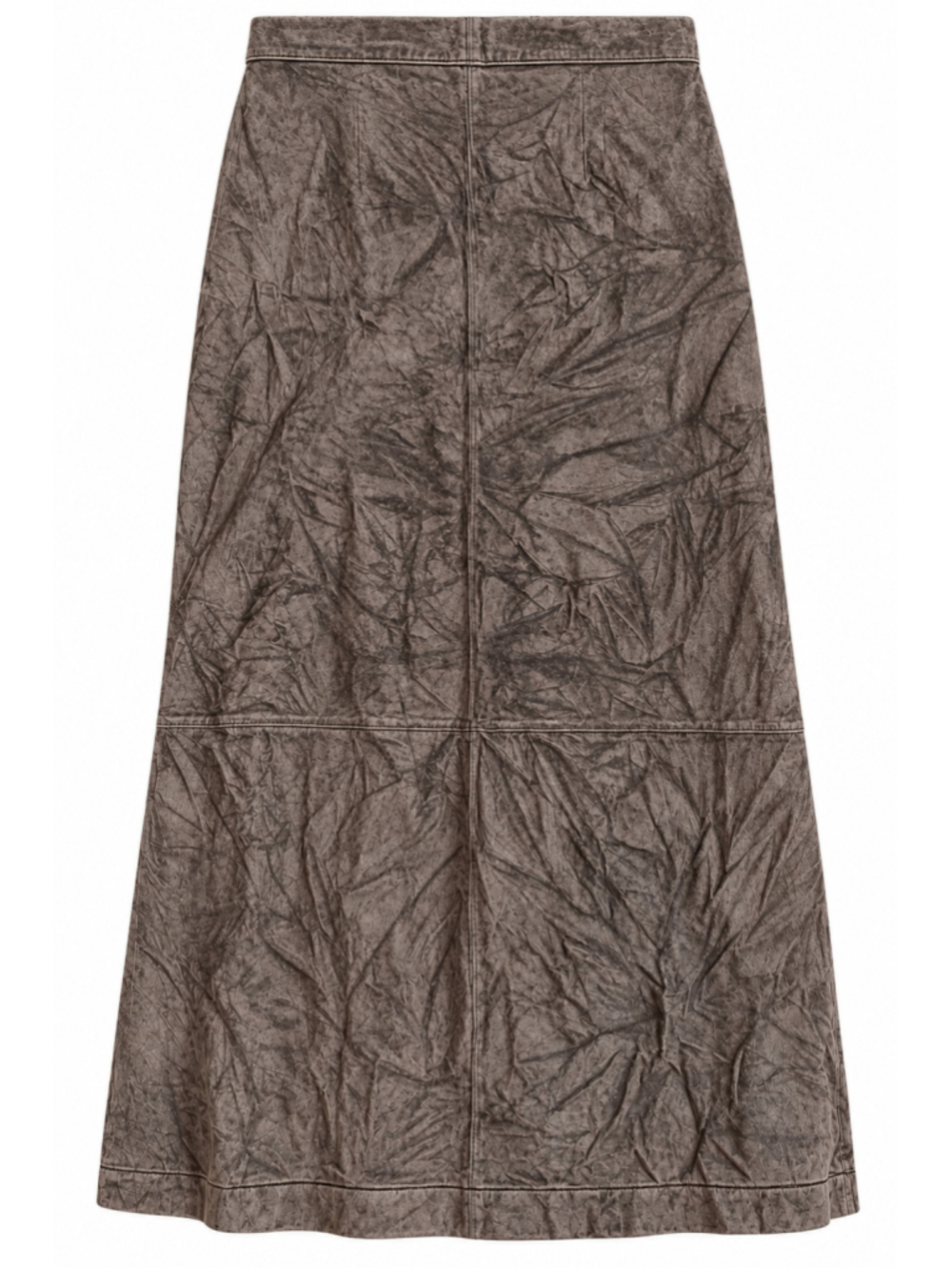 Stan Herman Genuine Suede Maxi Skirt Brown Size 10 Boho Western Leather